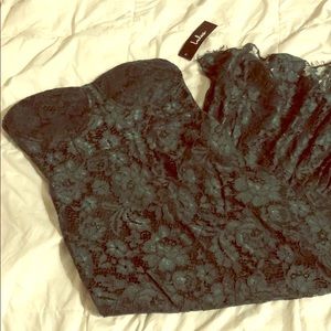 Lulus midi lace dress,